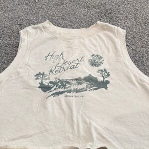 Spiritual Gangster Cream Tank Top